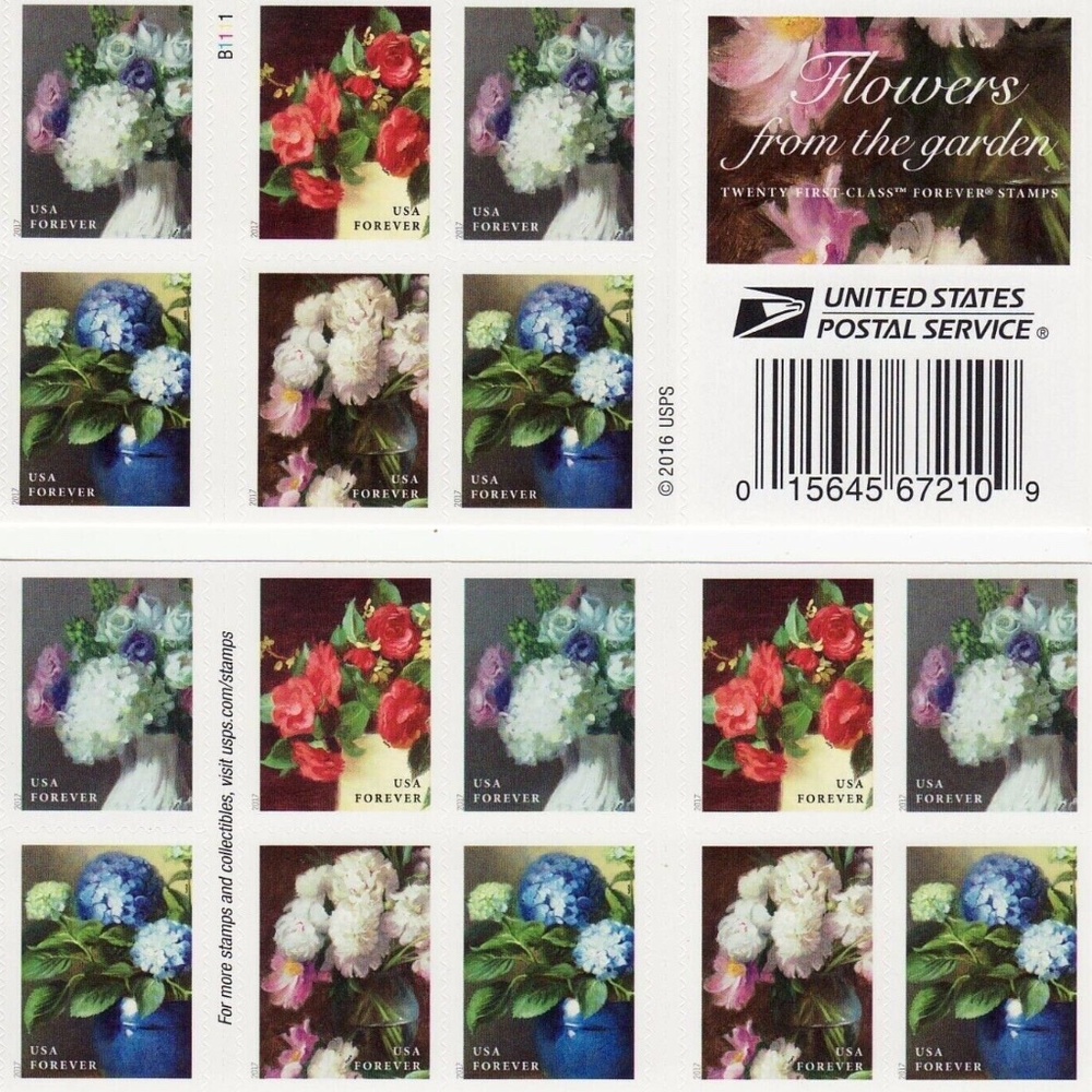 FLOWERS FROM THE GARDEN  BOOKLET -- 205345030306